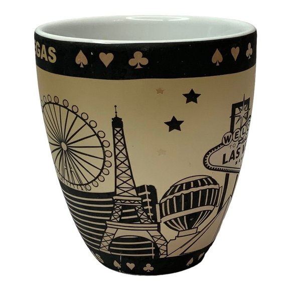 Torkia International Las Vegas Gold Mug Souvenir Casino Background Vegas Sign - Picture 4 of 9